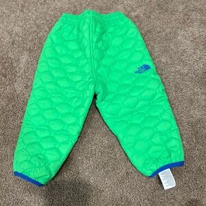 reversible north face snow pants - infant (12-18m)